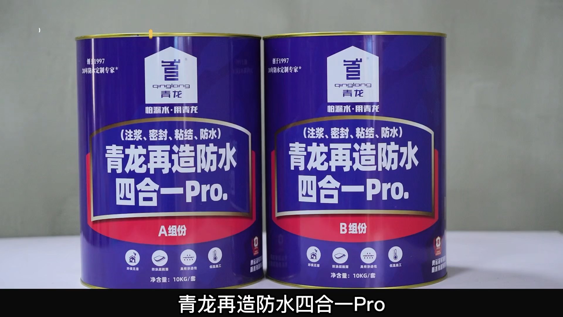 青龍再造防水四合一 Pro.(注漿、密封、粘結 、防水)